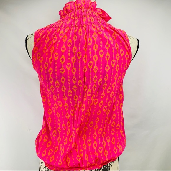 Gap Button Up Pink Sleeveless Top SM - Picture 4 of 7